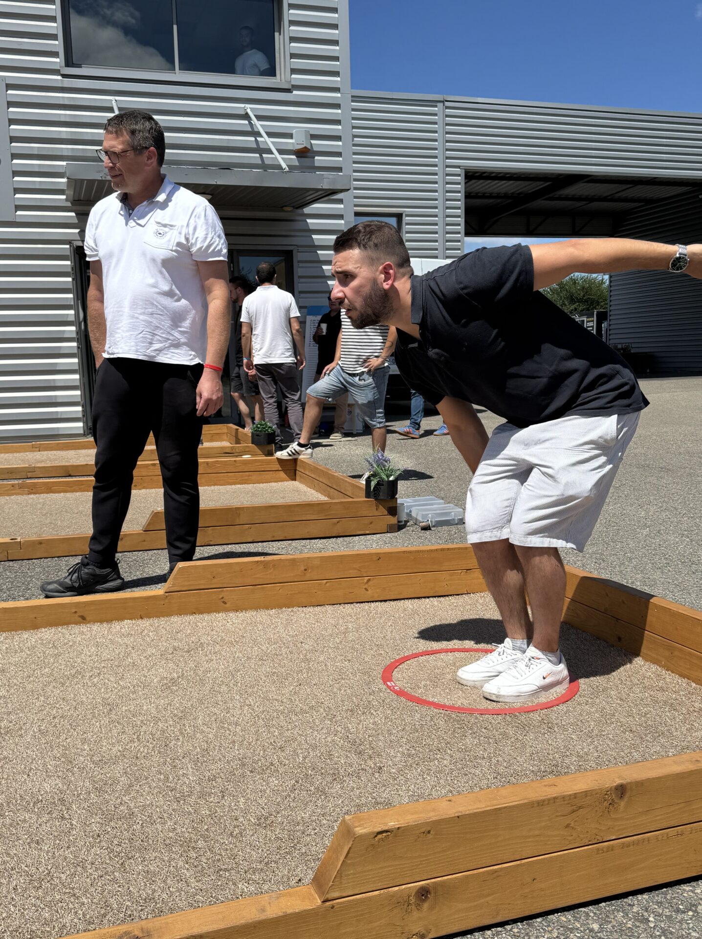 Activité de cohésion installateur dentaire pendant la journée d’équipe Dentall Project à Lyon