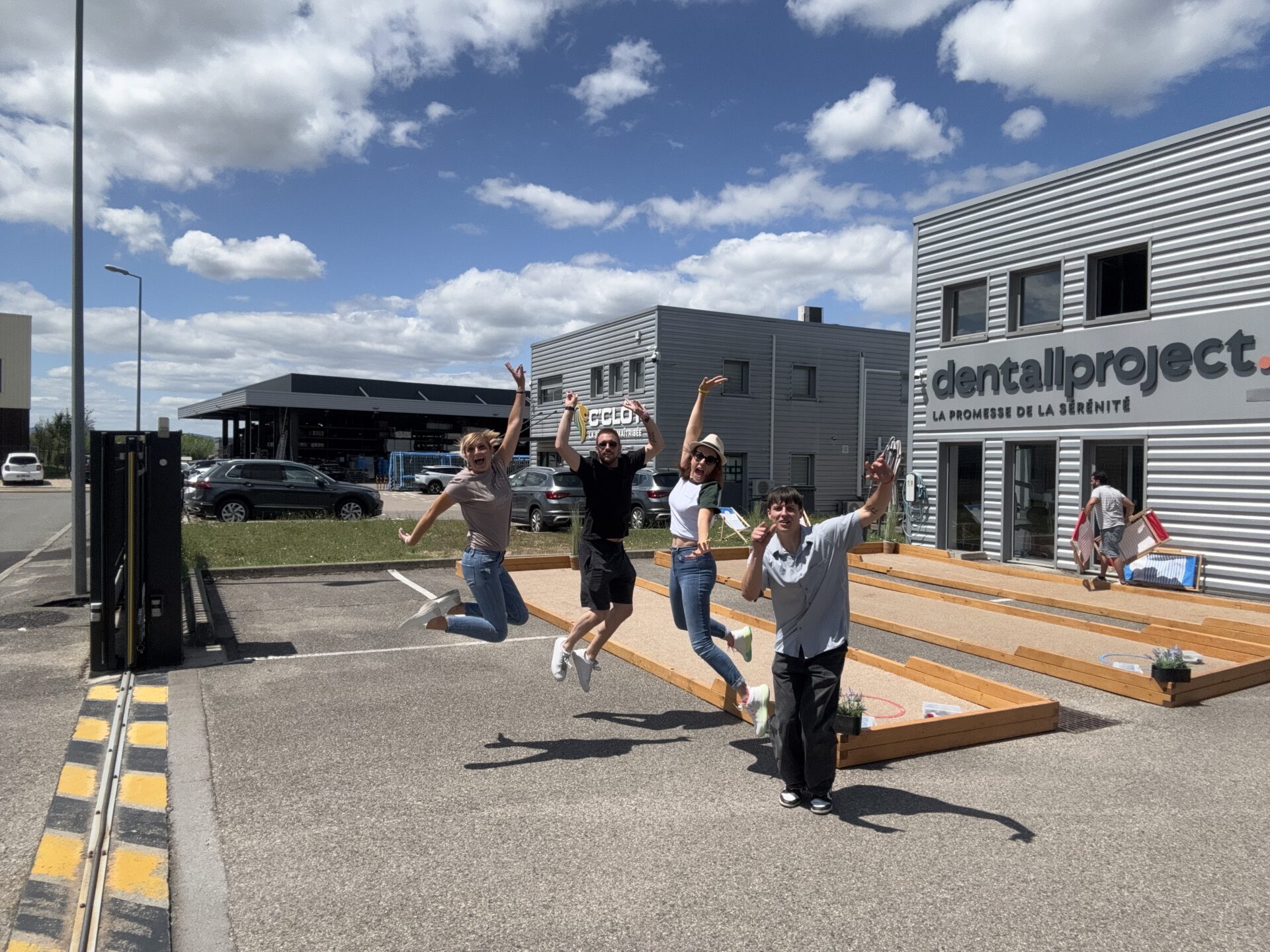 Journée de cohésion installateur dentaire à Lyon avec les équipes Dentall Project